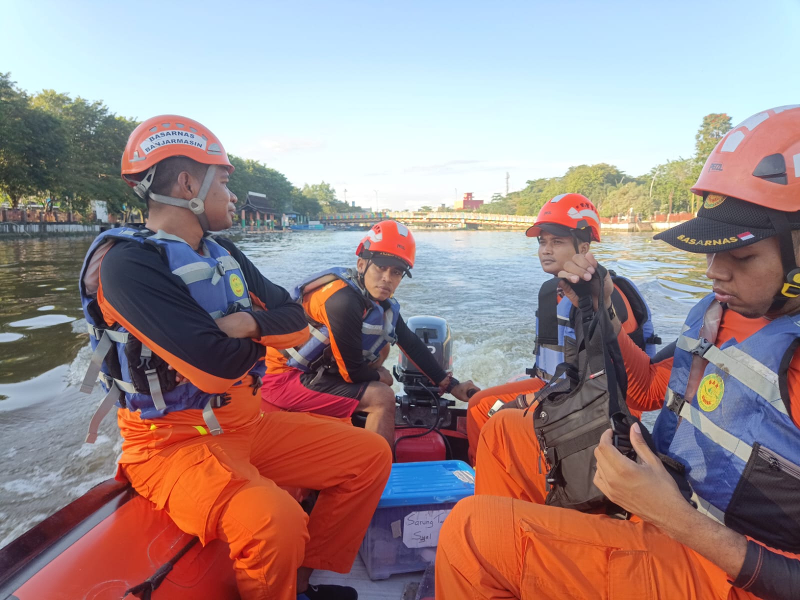 Pemuda Tenggelam di Sungai Martapura, Tim SAR Gabungan lakukan pencarian